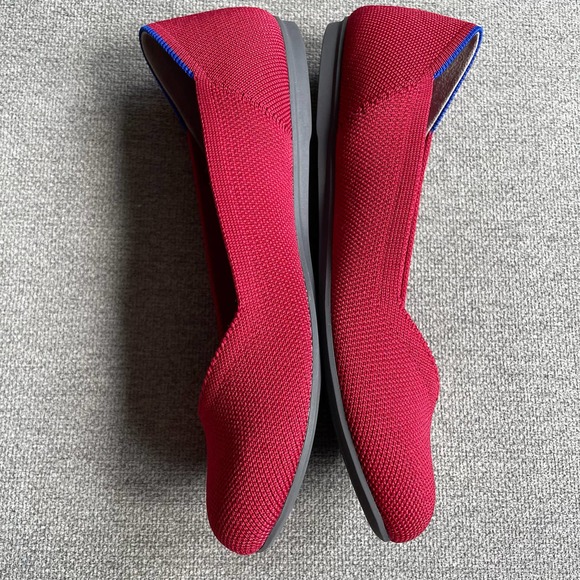 Rothy's The Flat in Red Cherry Round Toes Casual Flat Comfy Women's 5.5 - Picture 3 of 14